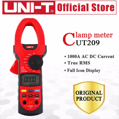 

UNI-T UT209 1000A Digital Clamp Meters Auto Range Multimeter AC DC Voltage true RMS