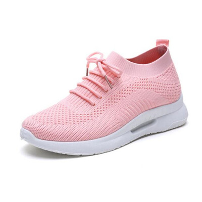 

DIWEINI 2019 New Summer Mesh Sneakers Lightweight Pink Casual Shoes for Women Flat Mesh Tenis Feminino Shoes Size 35-40