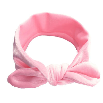 

11 Style Baby Girl Velvet Bow Hair Band Turban Knot Rabbit Headband Headwrap