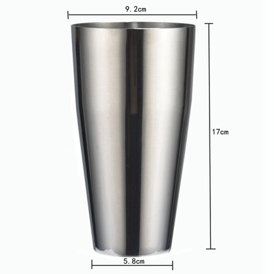 

Silver Stainless Steel Cup Malt Milkshake Mixer Shaker Mug For Bar Coffee Shop
