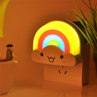 

〖Follure〗Rainbow LED Night Light Control Plug-In Night Light