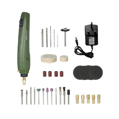 

KKmoon Multi-functional Mini Electric Grinder Set Electric Drill Grinding Rotary Tool Kit for Milling Trimming Polishing Engraving