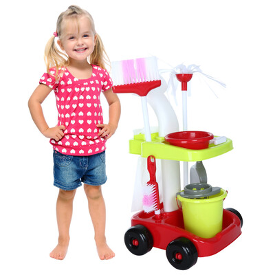 

Childrens Cleaning Set- Broom Mini Sweeper Toy Cleaning Supplies That Work