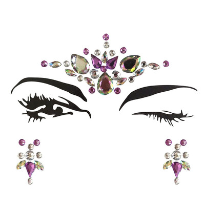 

〖Follure〗Face Gems Adhesive Glitter Jewel Tattoo Wedding Festival Rave Party Body Make Up