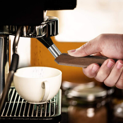 

Coffee Machine Brush Cleaner Coffee Tool Coffee Grinder Cleaning Brush With Natural Boar Bristles Wooden Handle And Lanyard