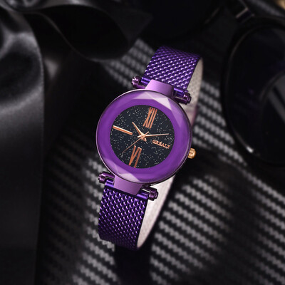

RM Luxury And Elegant Geometric Surface Starry Dial List Belt Ladies Quartz Watch