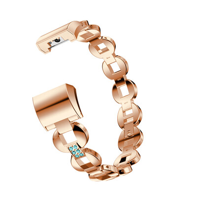 

〖Follure〗Crystal Stainless Steel Watch Band Wrist strap For Fitbit charge 2 A