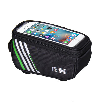 

Bicycle Cycling Bike Frame Front Tube Waterproof Mobile Phone Bag Multifu
