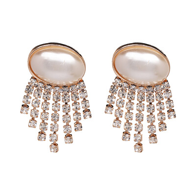 

Vintage crystal statement dangle Earrings for Women Ethnic rhinestone earrings fashion za jewelry wholesale