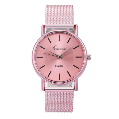

New Luxury Women Geneva Simple Watches Female Clock Quartz Wristwatch Fashion Ladies Wrist Watch reloj mujer relogio feminino