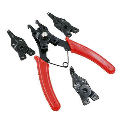 

4 In 1 Fastener Snap Ring Plier Hand Tool Set DIY Handheld Circlip Combination Retaining Clip 10-50mm