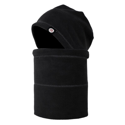 

Winter Warm Hat Neck Warmer Set Anti-static Fleece Neck Gaiter Hat Kit Sports Headgear Mask Hat Tube Mask Women Men