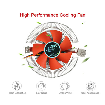 

CPU Cooler Fan Heatsink Cooling Fan Air PC CPU Cooling Radiator 3 Pin for Intel LGA775 1155 AMD AM2 AM3 754