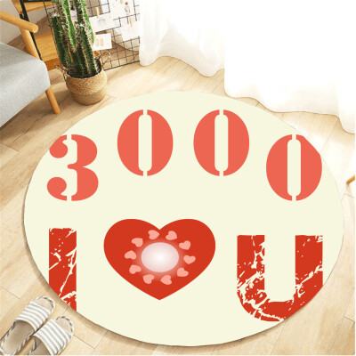 

〖Follure〗I Love You Three Thousand Text Carpet Childrens Room Home Decoration