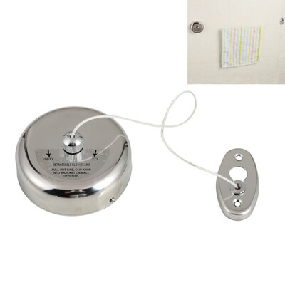 

〖Follure〗Stainless Steel Wall Hanging Clothesline Hotel Hotel Retractable Clothesline