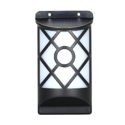 

Solar Powered Night Light Lattice Design for Garden Pathway Patio Yard Solar Lights Outdoor Waterproof Flickering Wall Lights wit