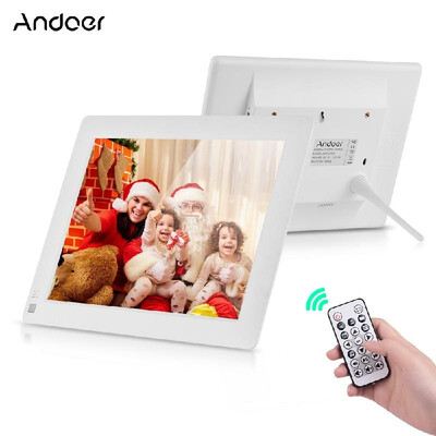 

Andoer 9 Inch Ultra-thin IPS-LCD Digital Photo Frame Desktop Album 1280 800 Supports PhotoMusic Video Clock6 Modes Calenda