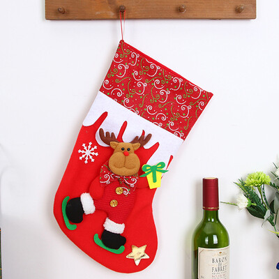 

Tailored Christmas gifts Candy Beads Christmas Santa Claus Snowman Socks Decorations