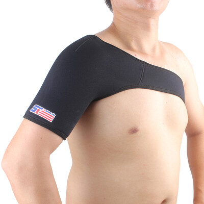 

ShuoXin SX548 Sports Single Shoulder Brace Support Strap Wrap Belt Band Pad - Black