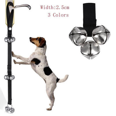 

Dog Doorbells Premium Quality Training Potty Great Dog Bells Adjustable Door Bell Dog Bells for Potty Training Your Puppy the