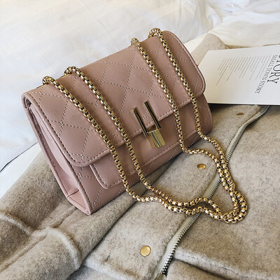 

Spring&summer new small bag female 2019 new wave Korean version of the wild single shoulder slung fashion chain rhombic small square bag