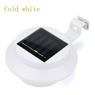 

〖Follure〗Solar New Power Powered Outdoor Garden Light Gutter Fence 3 LED Wall Bulb Lamp