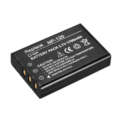 

NP-120 Rechargeable Battery Power Backup Replacement 1700mAh for Ordro Andoer D395AC3AC5 Camcorders