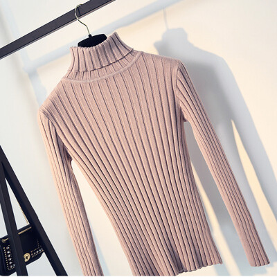 

Warm Women Turtleneck Sweater 2019 Autumn Winter Knit Women Sweaters And Pullover