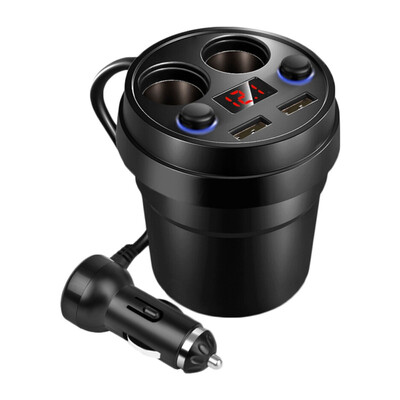 

Cup-Type Car Charger Dual USB Power Adapter