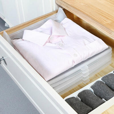 

Greensen 5PCS T-Shirt Folder Transparent Clothes Organizer Folding Board for Pants Towels