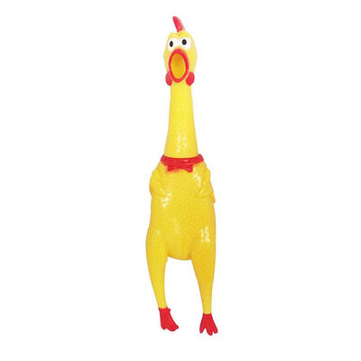 

Cartoon Squawking Screaming Shrilling Chicken Puppy Cat Dog Pet Cleaning Teeth Chewing Toy
