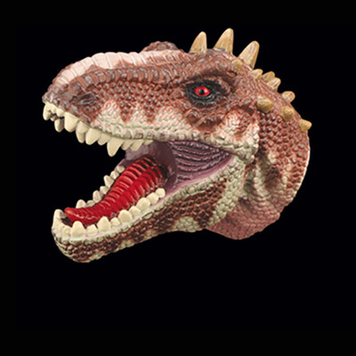 

Tailored Dinosaur Hand Puppets Role Play Realistic Spinosaurus Head Gloves Soft Toy