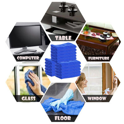 

〖Follure〗Microfiber Cleaning Cloth Square Water Absorption Kitchen Car Cleaning Towel
