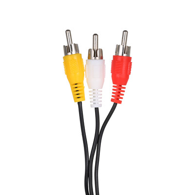 

35mm RCA Audio Video Cable 35mm Jack to 3 RCA Male AV Wire Cord 12M DV MP4 Convertor