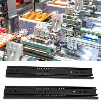 

Greensen 3-Section Rail Ball Bearing Drawer Slides Glides Runners Damping Buffer Soft Close 3045cm