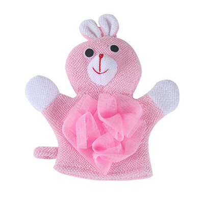

〖Follure〗1 Pc Compound Cotton Children Bath Rub Gloves Shower Body Wash Puff Mesh