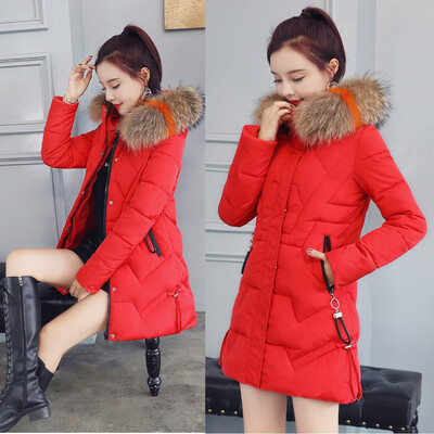

Toponeto Fashion Women Hooded Solid Winter Windbreaker Long Coat Jacket Overcoat Outwear