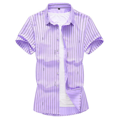 

Tailored Mens Summer Fashion Shirts Casual Short Sleeve Beach Tops Loose Casual Blouse