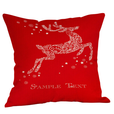 

〖Follure〗New Christmas Cotton Linen Pillow Case Sofa Cushion Cover Home Decor