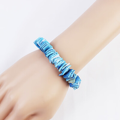 

Hawaii Beach Cowrie Multicolor Puka Shell Bracelet For Women Girls Seashell Statement Bracelet Gifts Bracelets For Women