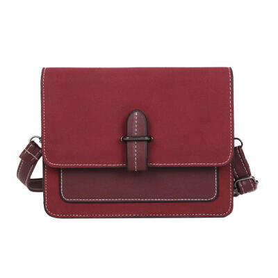 

Vintage Women Simple Messenger Shoulder Bags Leather Crossbody Satchel Bag