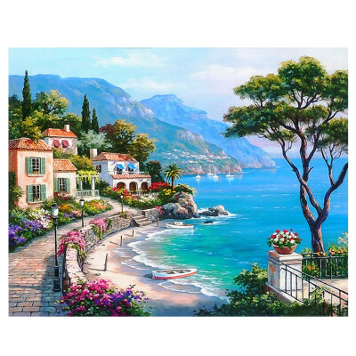 

Gobestart 5D Embroidery Paintings Rhinestone Pasted DIY Diamond Painting Cross Stitch