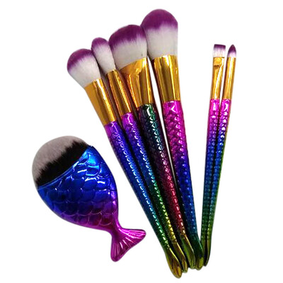 

Toponeto 7PCS Make Up Foundation Eyebrow Eyeliner Blush Cosmetic Concealer Brushes