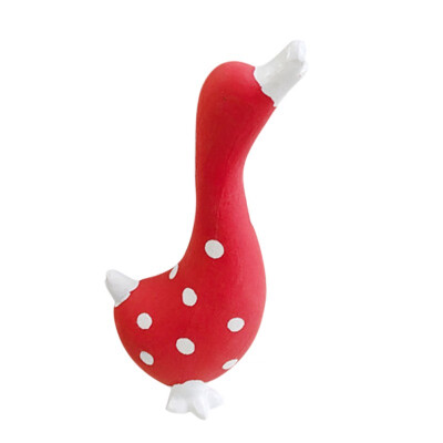 

Pet Latex Sound Toy For Dogs Funny Interactive Swan Cat Chicken Shaped Bite Resistant Chew Toy