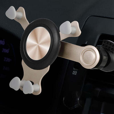 

Universal Metal Air Outlet Car Bracket Flexible Phone Holder - BM6 CD Pattern