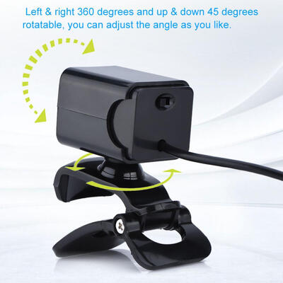 

Greensen A862 USB20 Clip-on Web Camera HD Cmos Built-in Microphone for PC&LaptopWeb Camera PC Camera