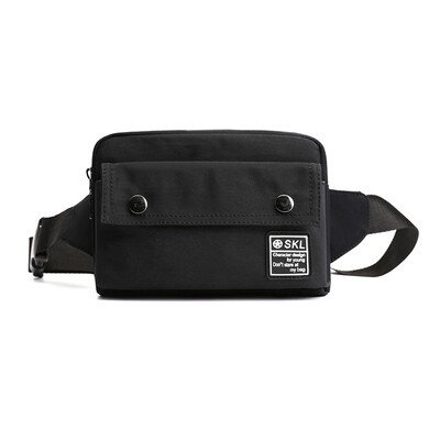 

Pocket womens fashion high-volume fashion shoulder Messenger bag canvas chest bag portable mobile phone business bag