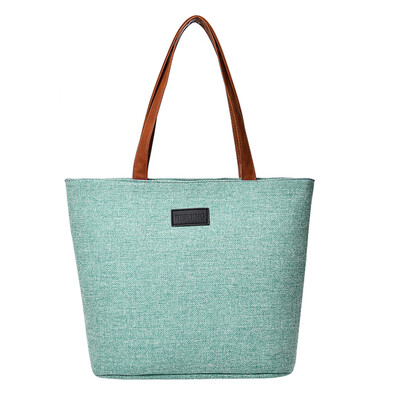 

Tailored Women Girl Fashion Canvas Shoulder Bag Useful Solid Totes