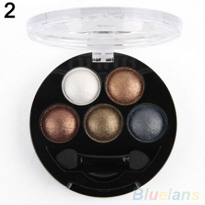 

5 Colors Professional Cosmetic Palette Makeup Tool Smoky Shimmers Eye Shadow