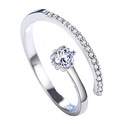 

Women Fashion Jewelry Open Rings Wedding Engagement Finger Ring Accessory Free Shipping